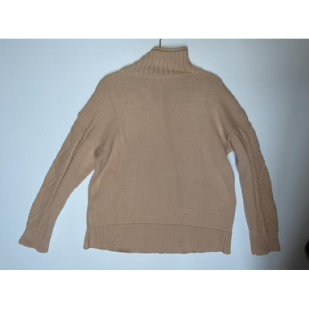 Haven Well Within Sweater Womens M Mauve‎ Chunky Knit Turtleneck Cozy Pullover